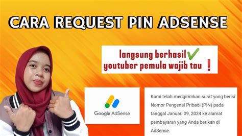 CARA REQUEST PIN ADSENSE DAN CARA MENGISI PAJAK AMERIKA SERIKAT YouTube