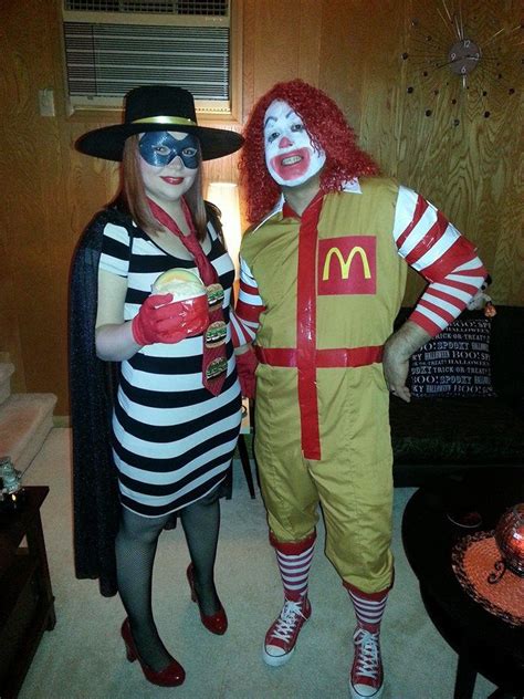 This Year S Costumes Hamburglar And Creepy Ronald Mcdonald In 2022 Hamburglar Costume