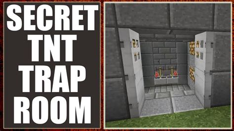 Minecraft Secret Tnt Trap Room Trap Room Youtube