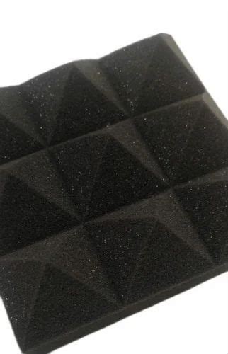 Polyurethane Foam 50mm Pyramid Black Acoustical Panels For Sound