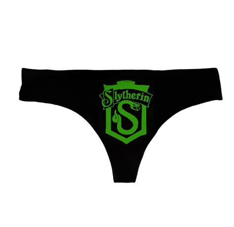 Harry Potter Slytherin Thong Panties Womens Sexy Panty Underwear Lingerie Sexy Harry Potter