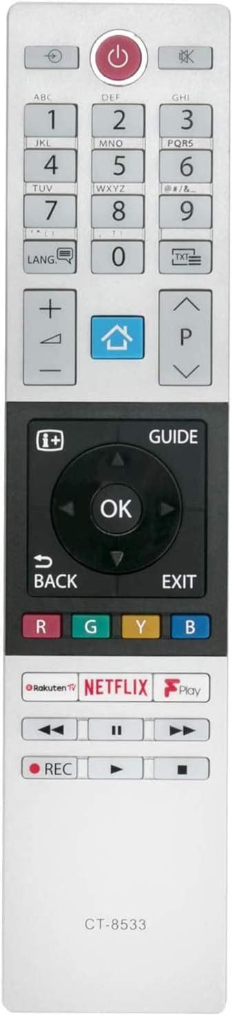 ALLIMITY CT 8533 CT8533 Remote Control Replaced For Toshiba Full HD 4K