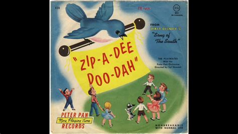 Zip A Dee Doo Dah By The Playmates 1956 Youtube