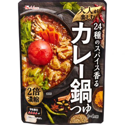 大人が楽しむ 24種のスパイス香るカレー鍋つゆ 商品カタログトップ ハウス食品