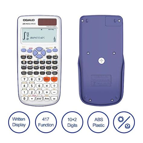 Osalo Os Es Plus Scientific Calculator Solar Function Line