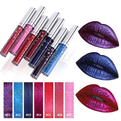 Handaiyan Glitter Flip Lip Liquid Lipstick Long Lasting Lipsticks Lip