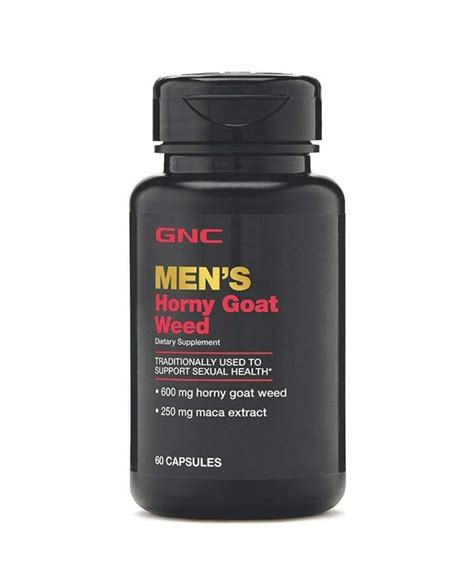 GNC Horny Goat Weed At 3200 Unit Horny Goat Weed Extract Capsule In