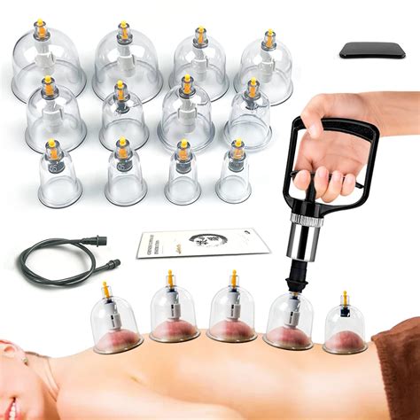 Aikotoo Cupping Therapy Set W Massage Cups For Back Pain Relief