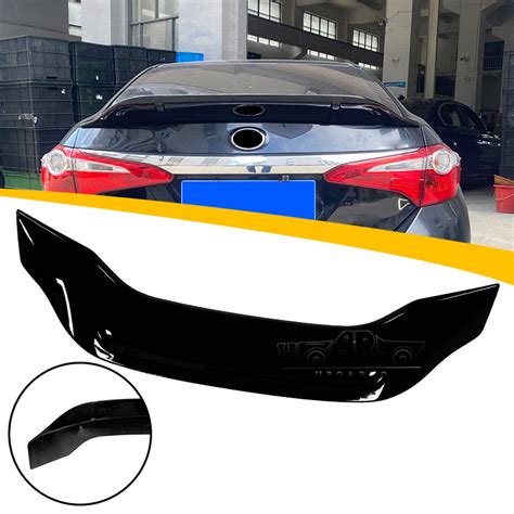 Sample Customization Gloss Black R Style Rear Spoiler Wing For Toyota