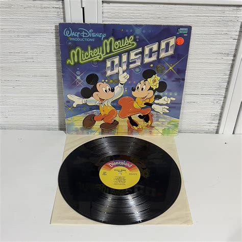 Mickey Mouse Disco Vintage Vinyl LP 1979 Disneyland Records Values - MAVIN