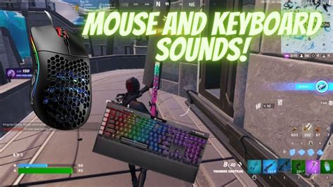 Fortnite Battle Royale Asmr Mouse And Keyboard Sounds Youtube