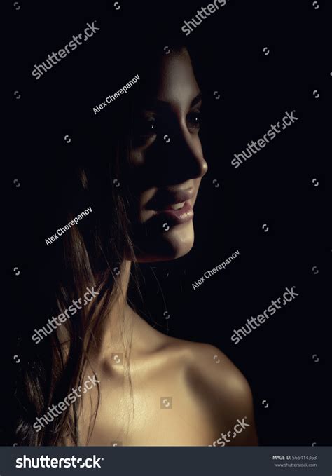Silhouette Nude Beautiful Asian Woman On Stock Photo Edit Now