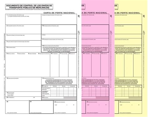 Carta De Porte Adr Qu Es Modelos Y Plantillas