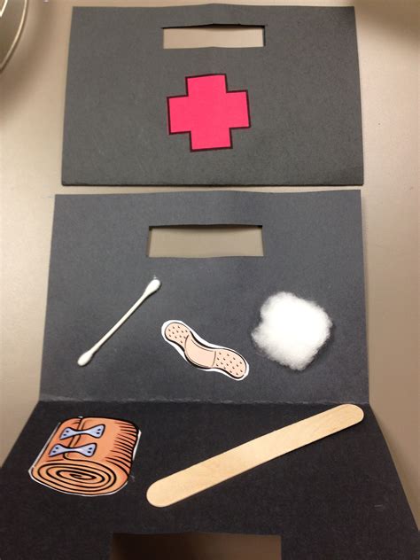 Doctor Bag An Easy Craft Fold And Cut And Handle Then Have Children