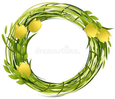 Spring Floral Frame Stock Vector Illustration Of Holiday 23493513