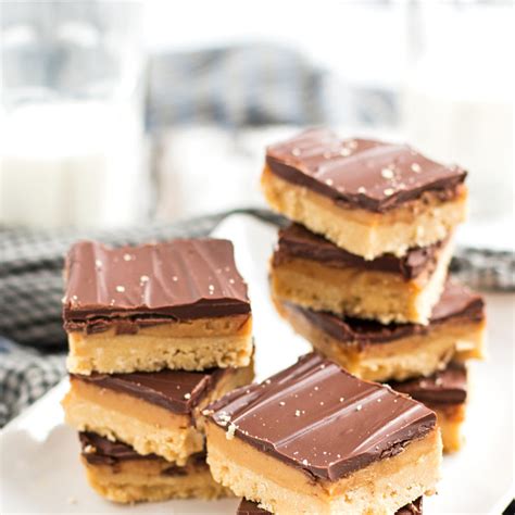 No Bake Millionaire S Shortbread Bars Recipe