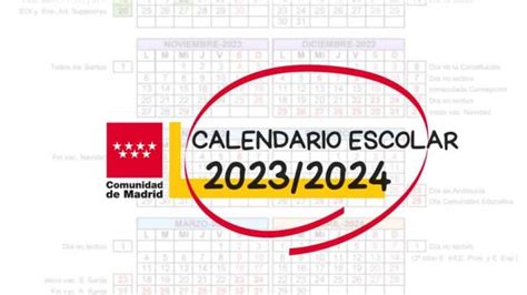 Calendario Escolar Conoce Las Fechas Clave En La Comunidad De