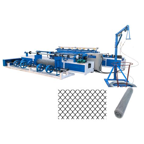 Automatic Wire Mesh Chain Link Fence Weaving Equipment China