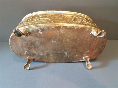 Victorian Embossed Brass Planter Sturmans Antiques