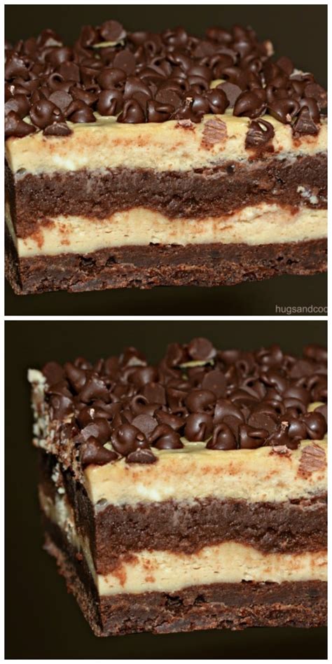 Layered Cheesecake Brownie Bars Hugs And Cookies Xoxo