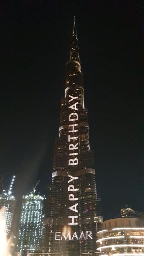 How The Burj Khalifa Celebrated Shah Rukh Khans Birthday Connected