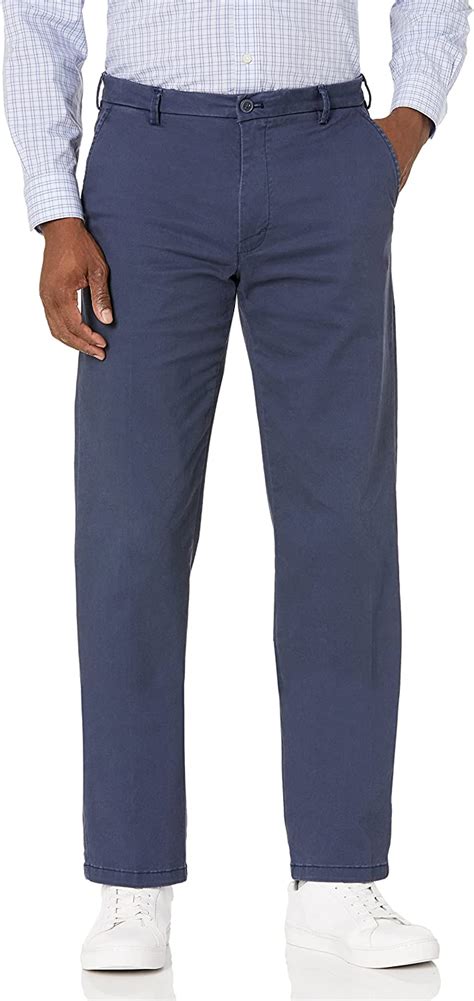 Izod Mens Saltwater Stretch Flat Front Classic Fit Chino Pant At Amazon Mens Clothing Store