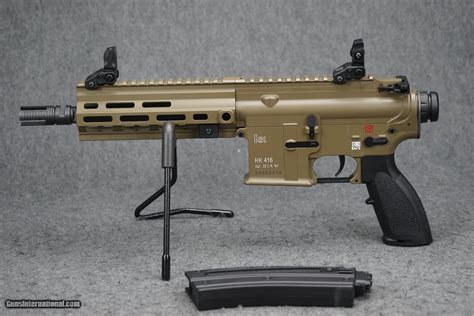 Heckler And Koch Hk416 Pistol 22lr 85 Barrel Fde