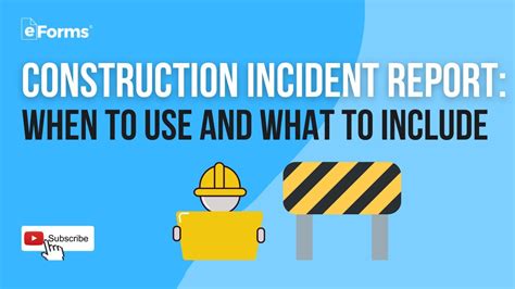 Construction Incident Report When To Use And What To Include YouTube