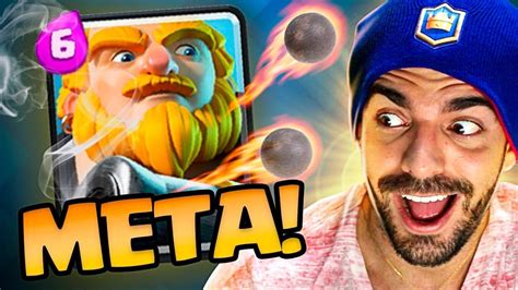 Usei O Deck De Gigante Real Mais Forte Do Meta Do Clash Royale Youtube