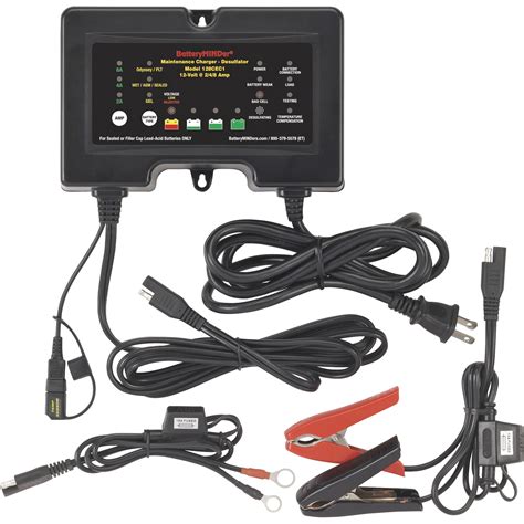 Batteryminder 5 Stage Battery Chargermaintainerdesulfator System — 12 Volt 248 Amp Model