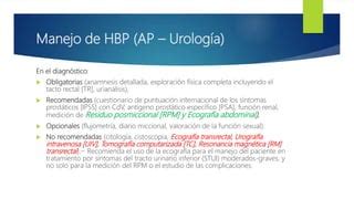 Hiperplasia Benigna De Prostata Ppt