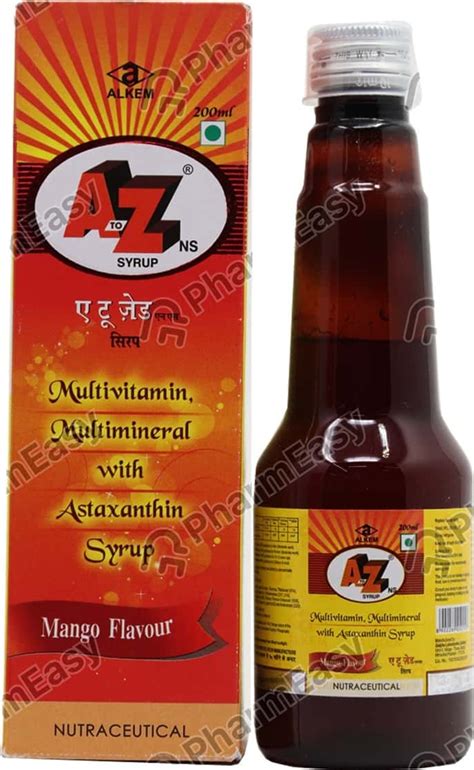 A To Z Ns Mango Flavour Syrup 200ml Uses Side Effects Price Dosage