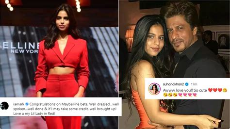 Proud Dad Shah Rukh Khans Cute Video For Suhana Khan On Pretty Woman