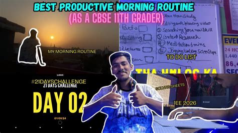 A Productive Morning Study Vlog Cbse Th Grader Jee Aspirant