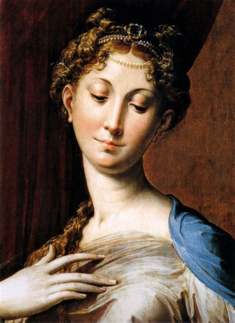 Parmigianino Madonna And Child With Angels Known As The Madonna