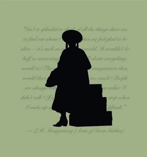 Anne Quote Anne Of Green Gables Silhouette Art Beloved Book