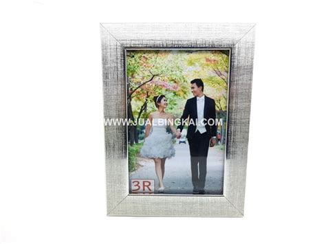 Jual Bingkai Foto 3r Silver Photo Frame Minimalis Pigura Murah T Di