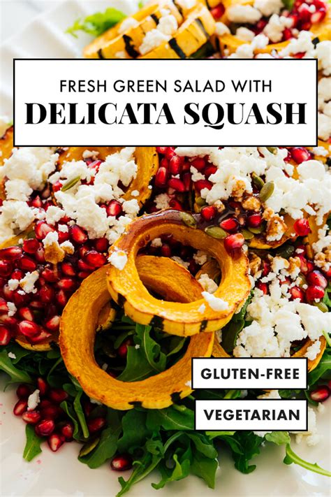 Delicata Squash Pomegranate And Arugula Salad Cookie And Kate