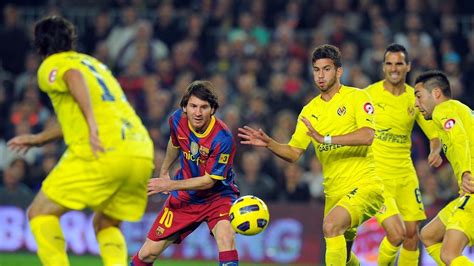 Two Goal Messi Helps Barcelona Past Villarreal