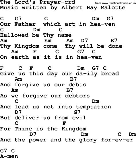 Hymns About God S Forgiveness Title The Lord S Prayer Lyrics