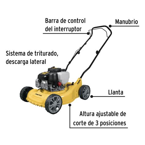 Ficha Tecnica Podadora Con Motor A Gasolina De 3 HP 16 De Corte Pretul