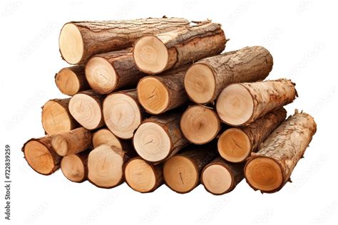 Pile Of Firewood Pile Of Wood Log Pine Logs Isolated On Transparent