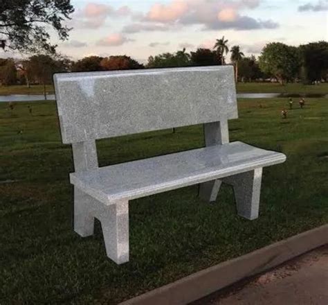 Modern Antique Granite Bench With Back Size Feet Length At Rs