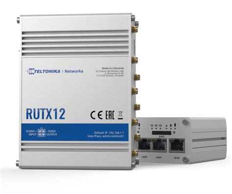 Teltonika Rutx Dual Lte Cat Industrial Cellular Router Discomp