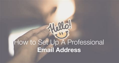 How To Create A Professional Email Address For Your Brand Or Business