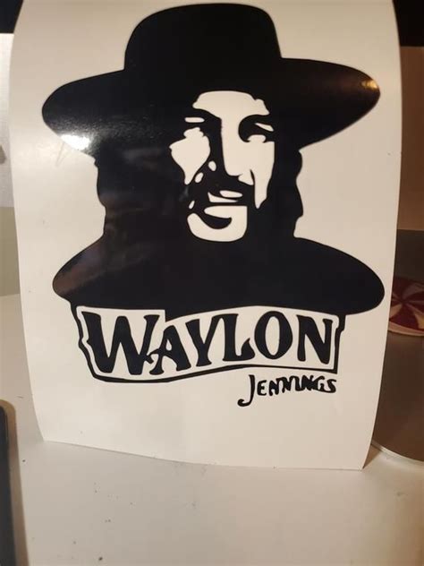 Waylon Jennings Decals