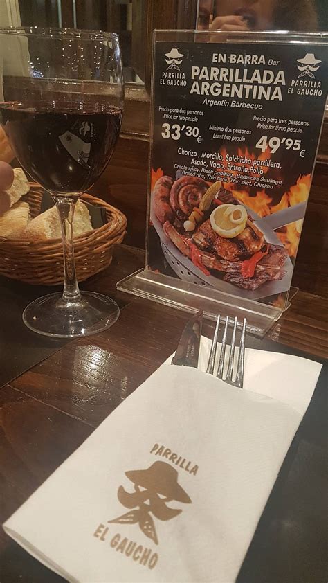 Carta De Parrilla El Gaucho Tetu N Madrid C De Tetu N