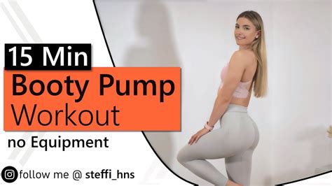 15 Min Booty Pump Workout Knee Friendly No Equipment No Squats No Repeat Homeworkout