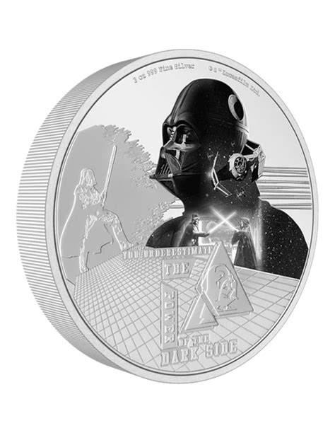 DARTH VADER Star Wars 3 Oz Silbermünze 10 Niue 2023