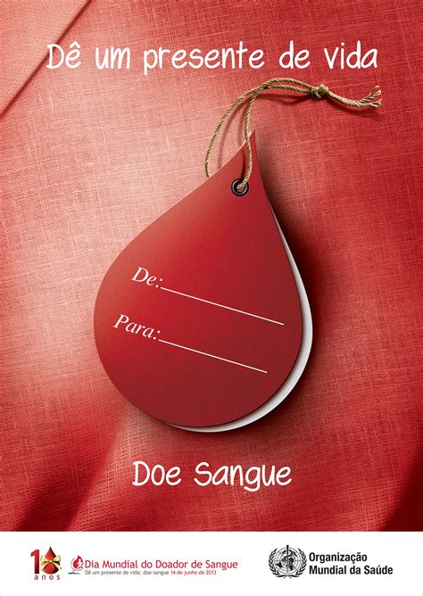 D Um Presente De Vida Doe Sangue Nova